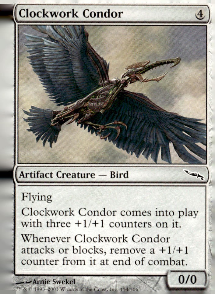 Mirrodin #154 Clockwork Condor