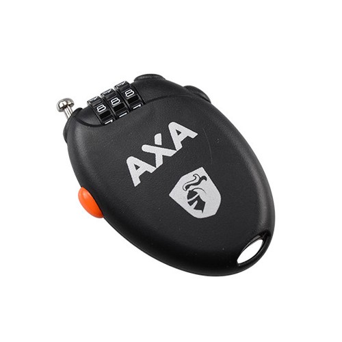 Candado de cable para bicicleta con combinación AXA Roll negro L750mm diámetro - Imagen 1 de 1