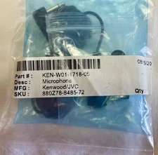 Kenwood/JVC microphone KEN-W01-1718-05 (10' cord to 3.5mm plug) NEW