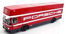 CMR CMR149 1/18 Mercedes O317 Porsche Transporter Truck Red / White Model Car