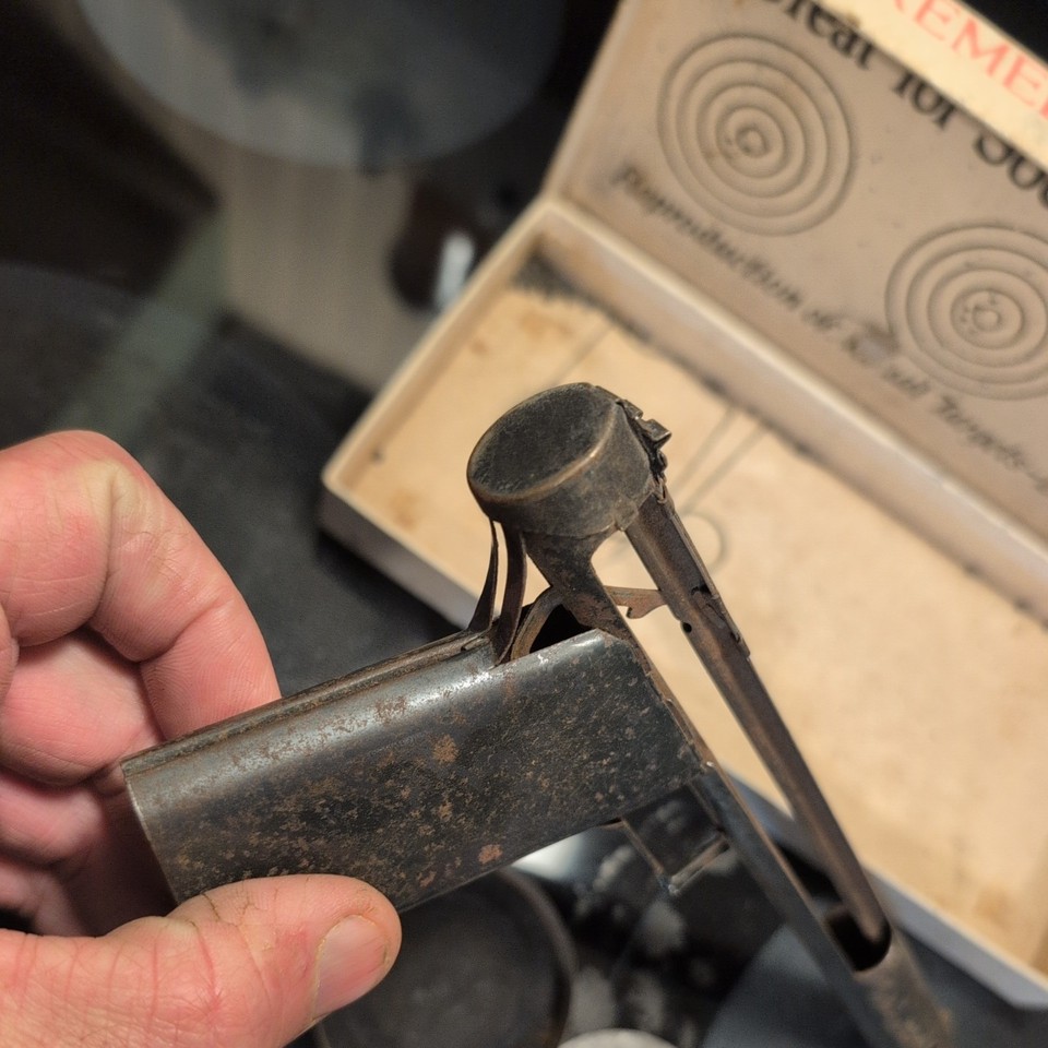 Rare 1924 Bulls-Eye Toy Pistol Game Boxed W/ Original Target Rubber ...