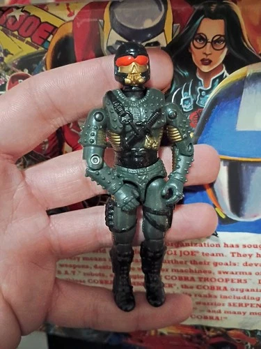 Gi Joe 1993 Vintage HEADHUNTER  STORMTROOPER 3.75" Figure Only Troop Builder