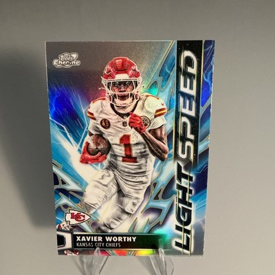 Topps Cosmic Chrome 2025 Light Speed Xavier Worthy Chiefs #LS-28 Insert