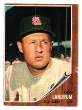 1962 Topps - #323 Don Landrum