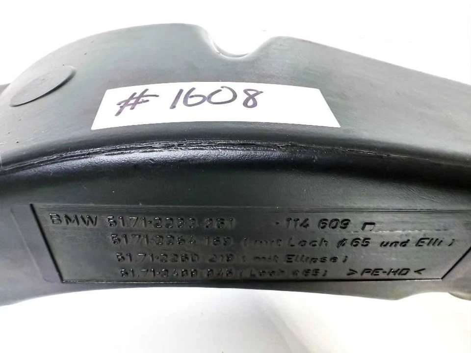 95-99 BMW E36 M3 318ti conducto de freno de aire inferior delantero izquierdo 51712233361 NUEVO Foto 3 de 4