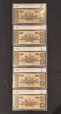 1864 $20 Confederate States of America T-67 w/ Consecutive Serial PCGS AU55-64