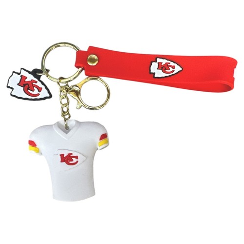 Kansas City Chiefs 'Chris Jones' Rubber Keychain - Picture 2 of 2