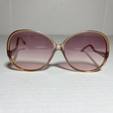 Vintage Bausch Lomb Style II Womens Sunglasses L9879 Gradient Pink Lens Italy