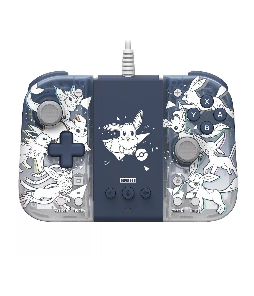 NIB Pokémon Eevee HORI Split Pad Compact Attachment Set Nintendo Switch Official