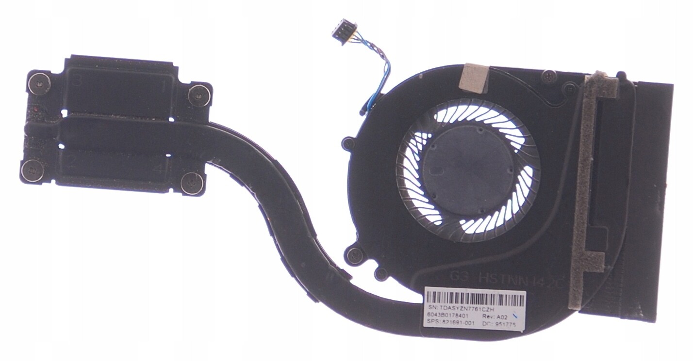 HP EliteBook 820 G3 Cooling 821691-001 A