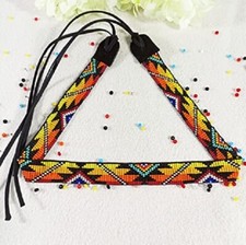 Nation New Native American Jewelry Hatband Hand Beaded Hat Band New Multi Color