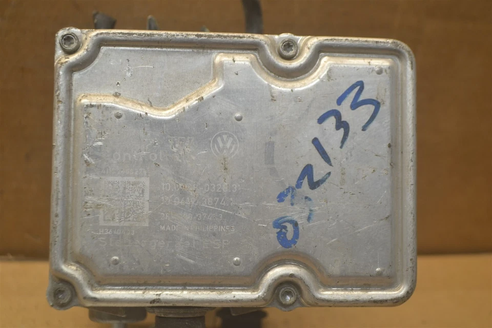 Volkswagen Touareg Lux 2012 AT ABS control de bomba OEM 7P0614517J módulo 741-11C1 Foto 4 de 4