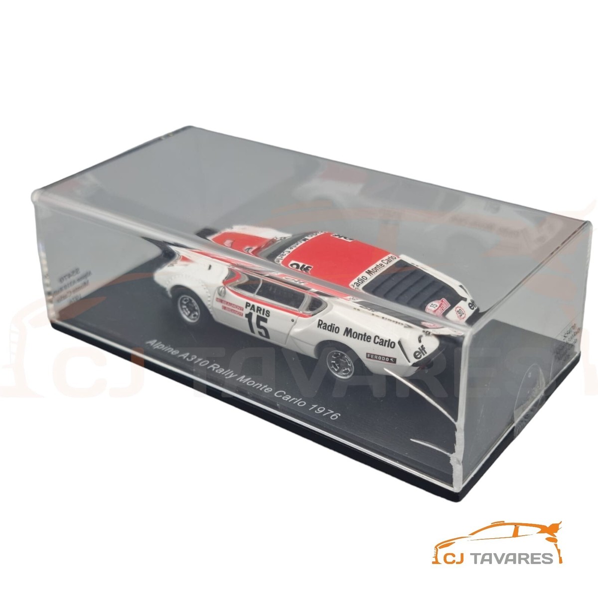 Décalcomanie 1:43 Renault Alpine A310 N°15 - Rallye WRC Monte-Carlo 1976 - Neuf