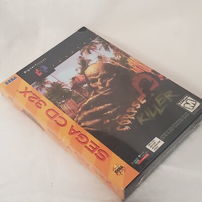 Corpse Killer Sega CD 32X 1994 New Sealed Slightly Crushed Box Tear in Shrink