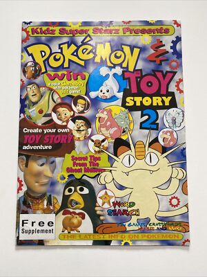 Kidz Super Starz Presents Magazine Supplement - Pokémon & Toy Story 2 Pinups