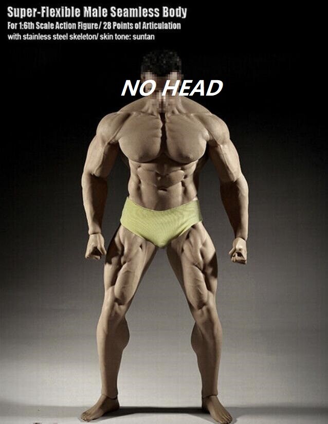 PHICEN TBLeague 1/6 Male Muscular Seamless SUNTAN Figure