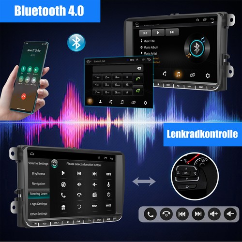 Autoradio Android 13 Carplay GPS NAVI +Kamera Für VW GOLF 5 6 Touran Passat Polo - Bild 9 von 14