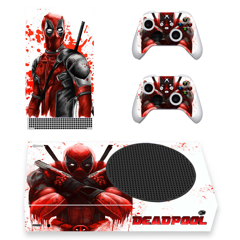 Xbox Series S X Console Skin Controller  Sticker Decal Deadpool DP Hero Warp