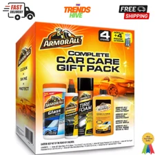 All Complete Detailing Car Care 4 Pieces Cleaning Set Kit glass wipes car tire