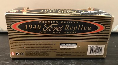 Golden Wheel Premier Edition 1940 Ford Replica Die Cast Metal