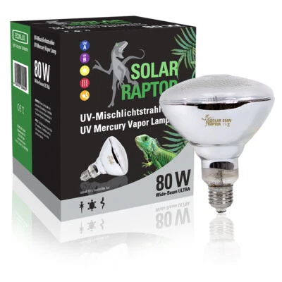 ECONLUX SolarRaptor UV Mischlichtstrahler mit Optimalen UV & Wärme 80w
