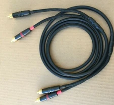 1FT -25'FT Mogami 2534 Neutrik Gold Dual RCA to 2 - RCA balance Star Quad Cable 