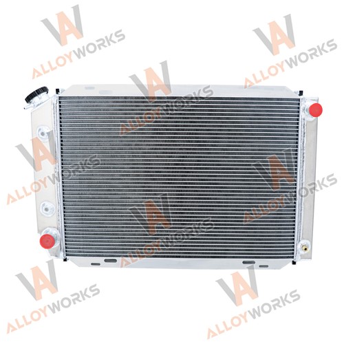 Radiador de aluminio 138 3 filas para Ford Mustang GT SVT LX Foxbody 1979-1993 5,0 L V8 - Imagen 2 de 12