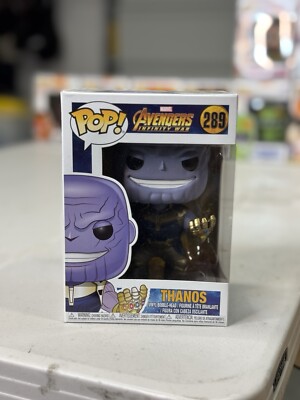 Funko Pop! Vinyl: Marvel - Thanos #289 New Ship well 8x6x4 Thanos Snap  