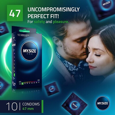 36 Pack My Size PRO 49mm Condoms - Snug Fit, Smaller/Narrow, Retail Box
