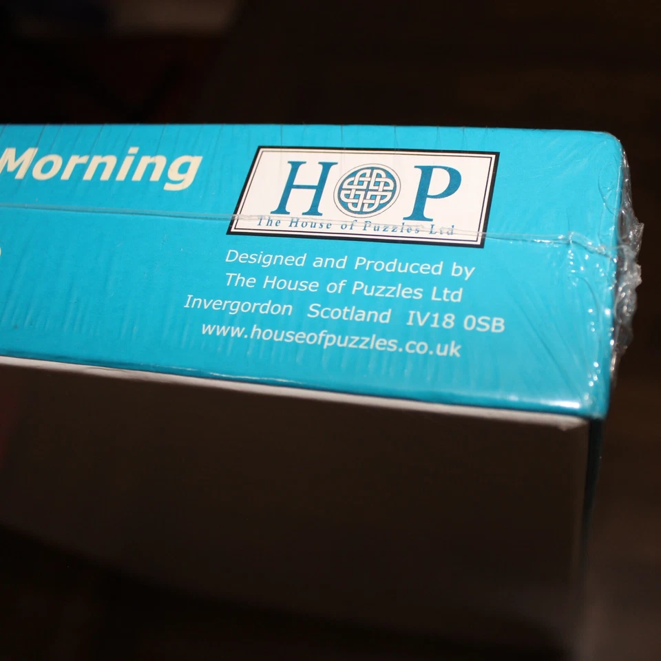 Nuevo rompecabezas HIGHLAND MORNING House Of Puzzles HOP Brookfield Collection 1000 piezas Foto 4 de 4