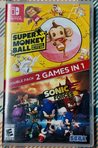 Sonic Forces + Super Monkey Ball Banana Blitz HD Double Pack (Nintendo Switch)
