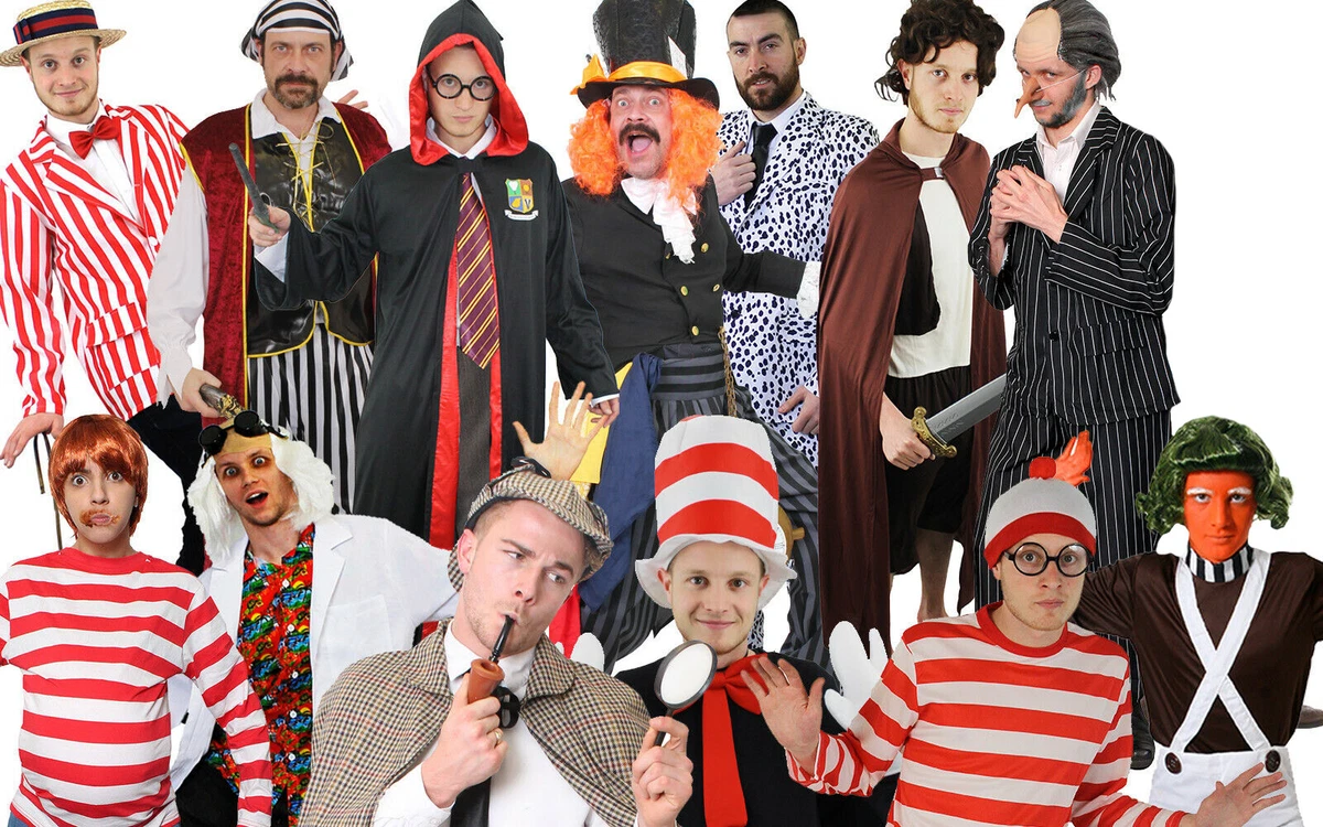 ADULT CHARACTER FANCY DRESS TEACHER BOOK WEEK DAY COSTUME MENS LOT CHOOSE  STYLE | eBay