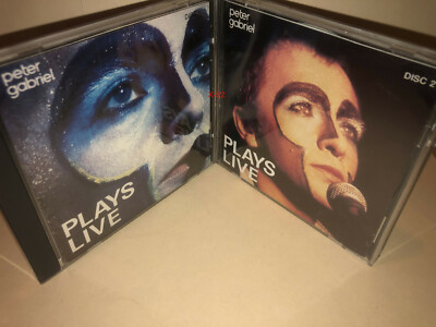 Peter Gabriel CD Plays Live 2 disc set hits Biko Solsbury Hill Shock the Monkey