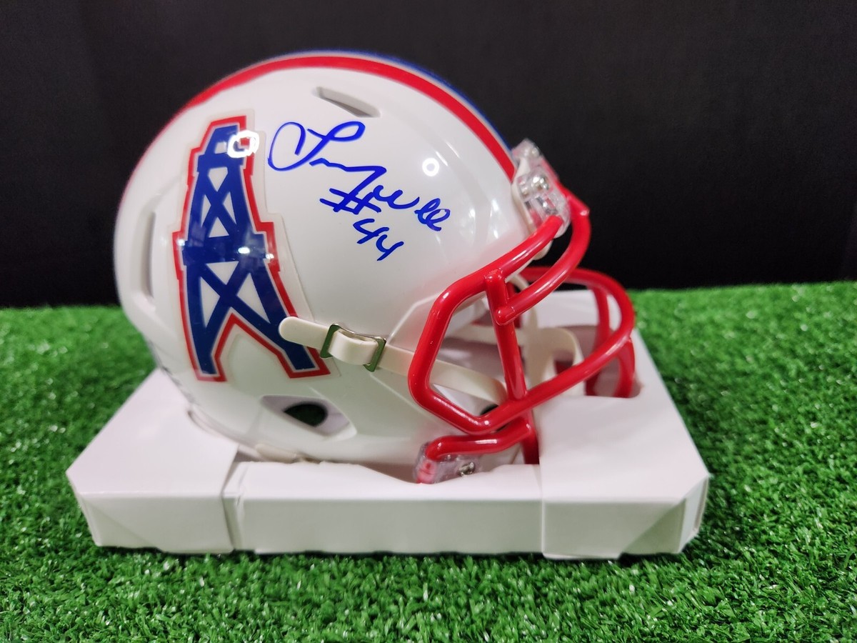 Warren Moon signed Houston Oilers football jersey proof Beckett COA autographed Warren Moon signed Houston Oilers football jersey proof Beckett COA autographed