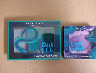 Dark Eel + Lost Sea Halloween Face Paint Profusion Cosmetics 