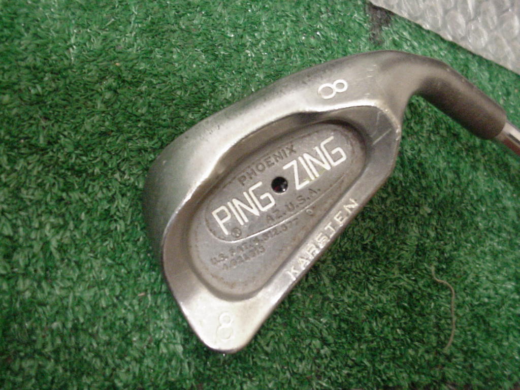 Left Handed Ping Karsten Zing Green Dot 4 Iron Stiff Steel Shaft Ping Grip Left Handed Ping Karsten Zing Green Dot 4 Iron Stiff Steel Shaft Ping Grip