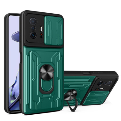 Phone Case Cover with Card Holder For Xiaomi Redmi Note 12 11 10 K50 Gaming