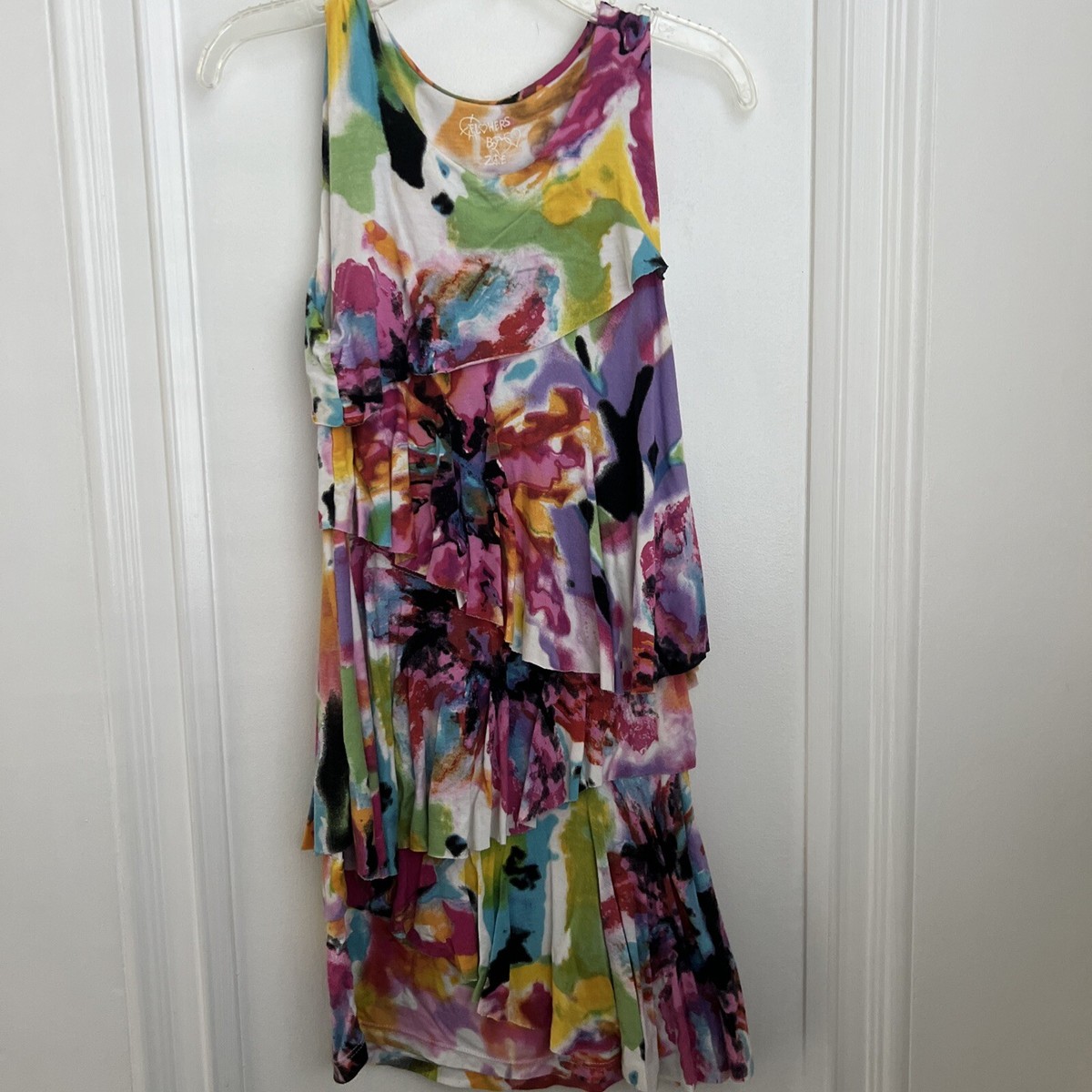 flowers by zoe sequin dress Flowers by Zoe Zig Zag Chevron Black & White Sequin Tank Dress 5 Slim