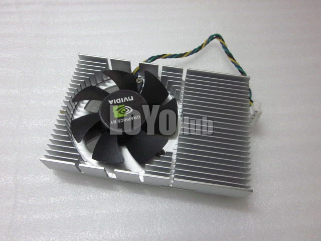 NEW Zotac 9400GT GT210 GT520 graphics card fan heatsink PLD05010S12M 4-Pin  - Image 3 of 4