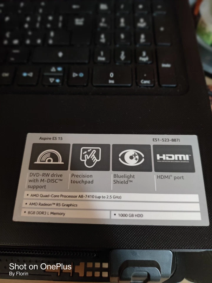 Acer Aspire Es15 - Immagine 4 di 4