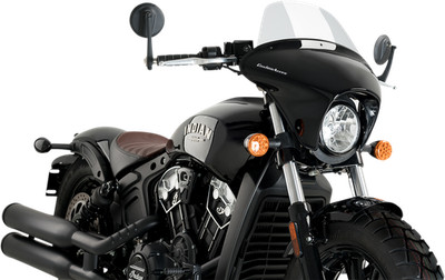 PUIG HI-TECH PARTS Fairing - Long Screen - Indian 2018-2025 Scout Bobber 21074W