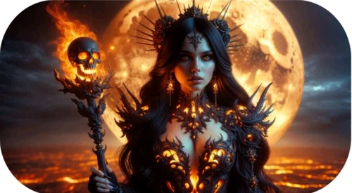 2 OZ 999 PURE SILVER HAYLEYBUG MINT BLOOD MOON WITCH COLORIZED ART BAR GIRL GOLD