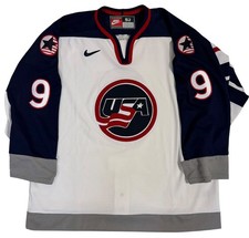 MIKE MODANO TEAM USA 1998 NAGANO OLYMPICS NIKE AUTHENTIC JERSEY 52 STARS RARE