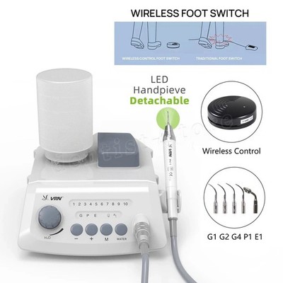 LED Dental Ultrasonic Piezo Scaler Handpiece Fit EMS Cavitron Woodpecker A8