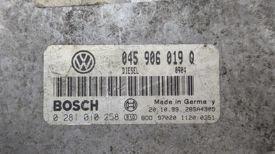 Centralina Motore Volkswagen Lupo Seat Arosa 0281010258 045906019Q - Immagine 3 di 3