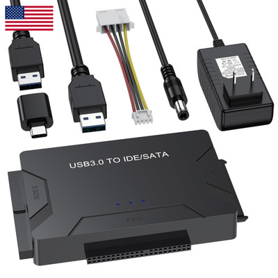 Vorodcip Hard Drive Reader Usb 3.0 Type C To Sata Ide Adapter Internal Data