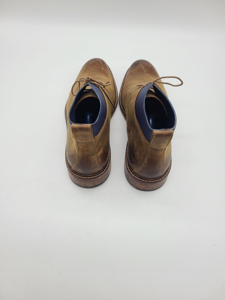 Cole Haan Shoes Men’s 12 M Colton Chukka Brown Leather Blue Boots C11771 Cole Haan Men main image 3