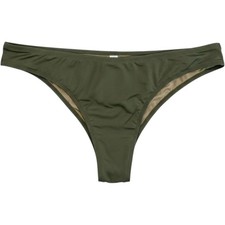 Cacique Swim Olive Green Bikini Bottom Plus Size 24 REPREVE Recycled 1124385