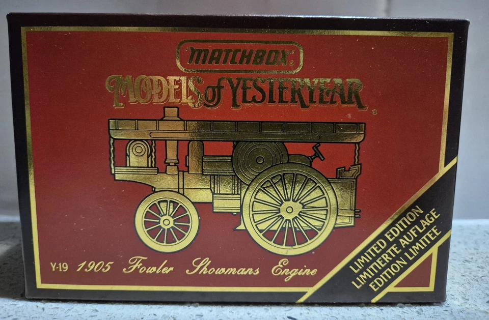 Matchbox Models of Yesteryear Y-19 Fowler Showmans Engine, complete in box - Image 3 of 4