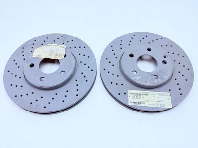 Original Mercedes-Benz S-Klasse W220 Bremsscheiben Vorne A2204211712 - Bild 1 von 3